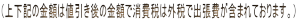 �i�㉺�L�̋��z�͒l������̋��z�ŏ���ł͊O�łŏo����܂܂�Ă���܂��B�j